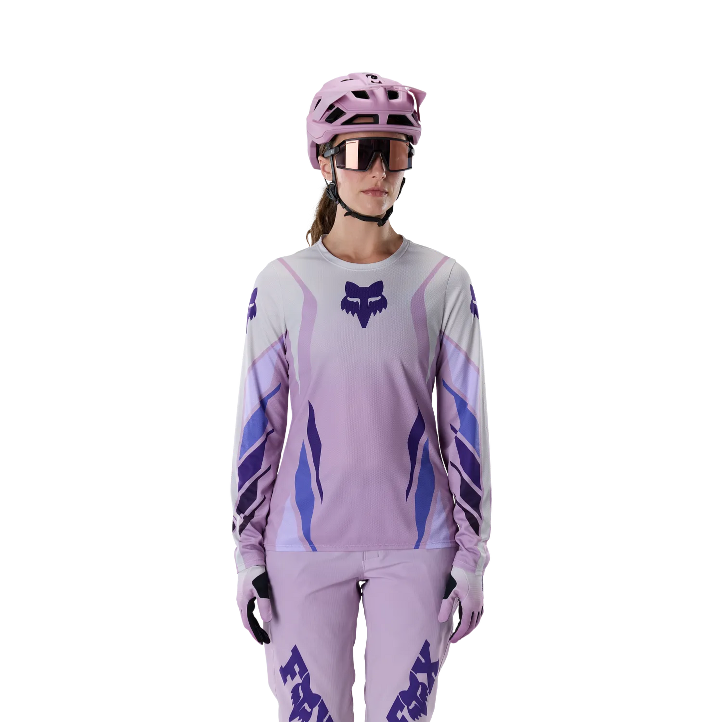 Maillot FOX RANGER FOUNDRY Mangas Compridas Mulher Lavanda