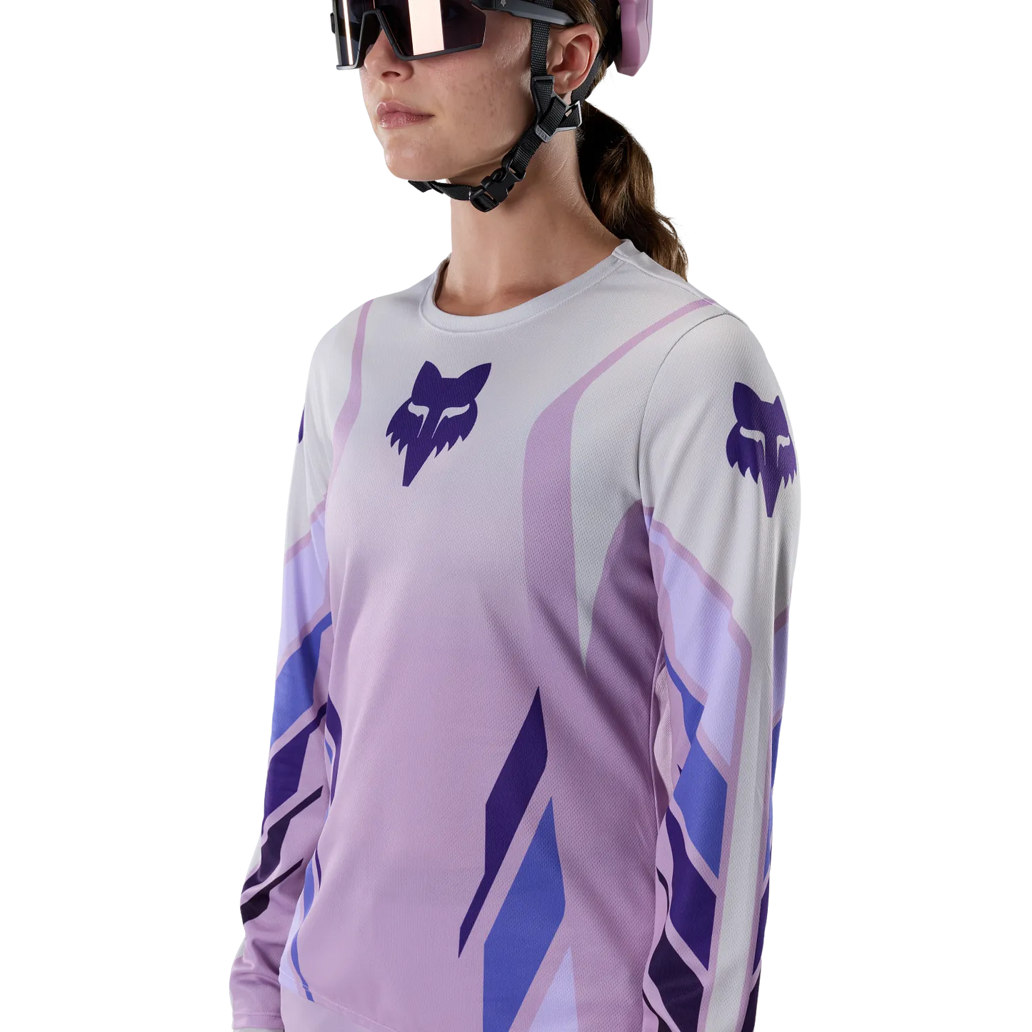 Maillot FOX RANGER FOUNDRY Mangas Compridas Mulher Lavanda