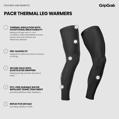Perneiras GRIPGRAB PACR THERMAL Pretas