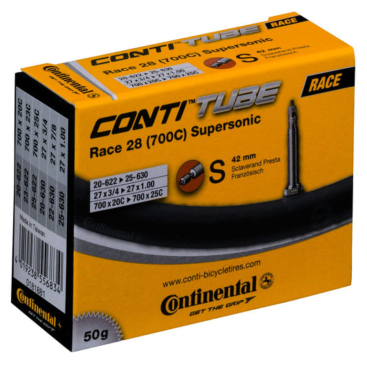 Tubo interior CONTINENTAL RACE SUPERSONIC 700x20/25c Presta