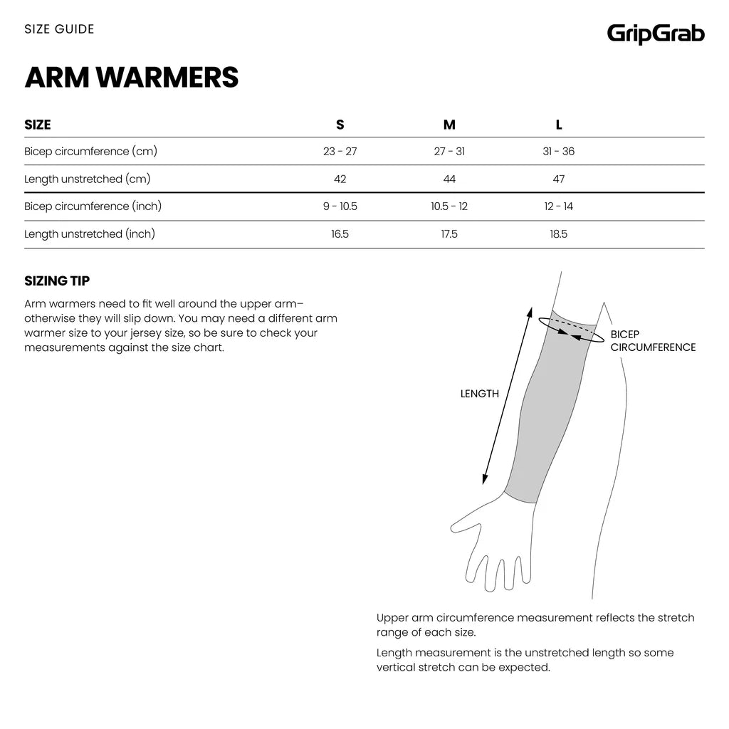 Mangas GRIPGRAB UPF 50+ UV PROTECT Branco
