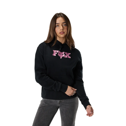 Sweatshirt com capuz FOX F HEAD X FLEECE de mulher preta