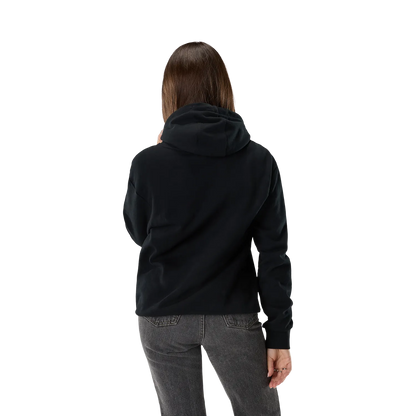 Sweatshirt com capuz FOX F HEAD X FLEECE de mulher preta