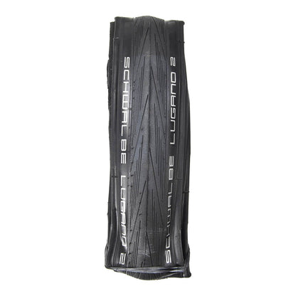 Pneu SCHWALBE LUGANO II 700x25c TubeType K-Guard Tubetype Flexível Preto