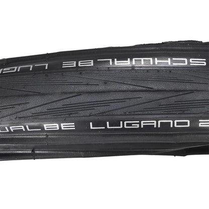 Pneu SCHWALBE LUGANO II 700x25c TubeType K-Guard Tubetype Flexível Preto