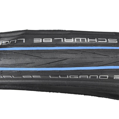Pneu SCHWALBE LUGANO II 700x25c TubeType K-Guard Tubetype Flexível Azul