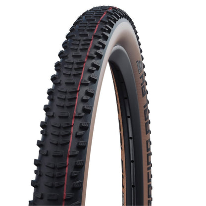 Pneu SCHWALBE RACING RALPH 29x2.25 ADDIX SPEED SUPERRACE Tubeless Ready Flexível Preto/Castanho