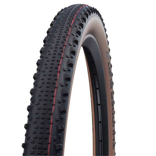 Pneu schwalbe trovão Burt 29x2.25 Addix Speed ​​SuperRace Tubleless Ready Black Soft/Brown