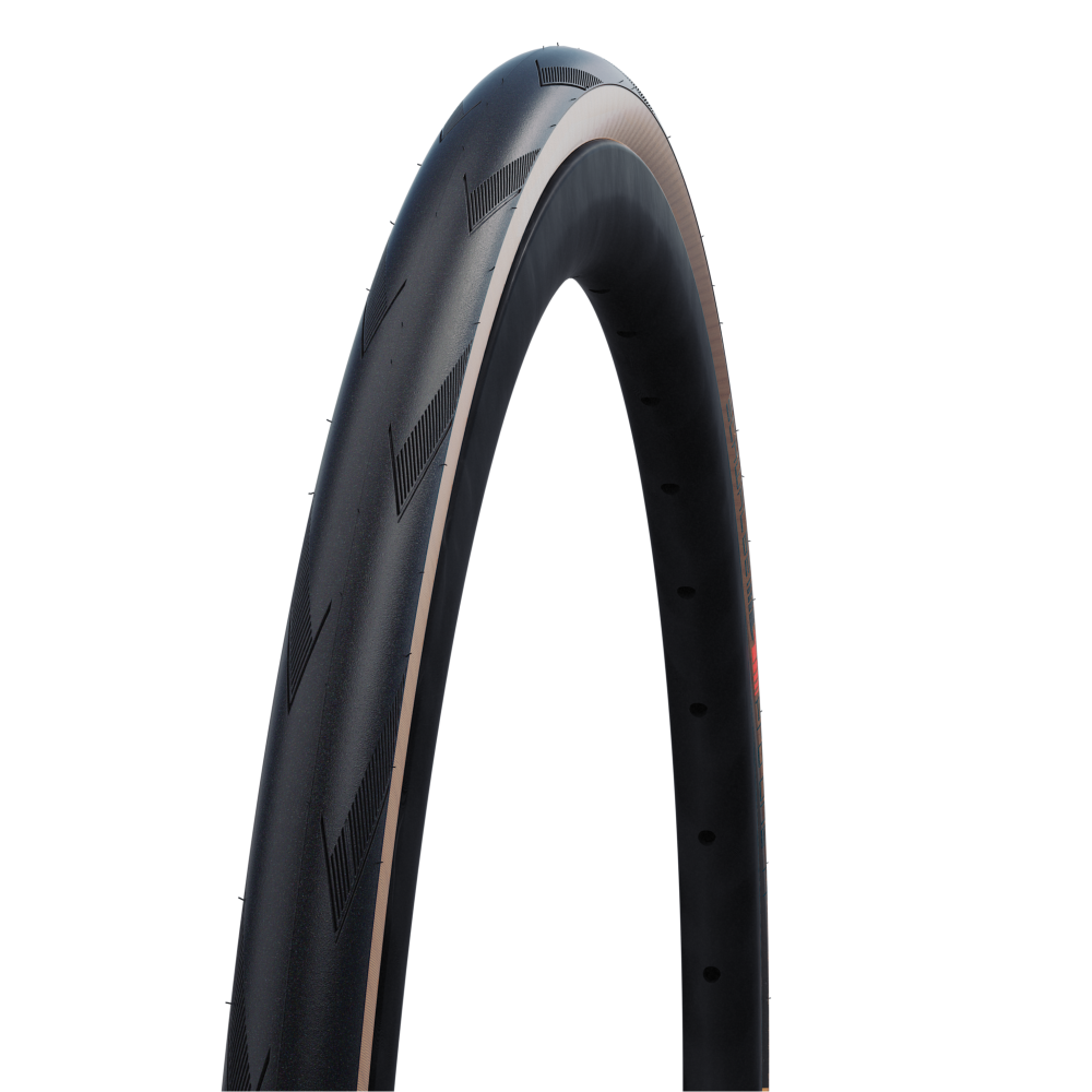 Pneu SCHWALBE PRO ONE ADDIX Race Super Race V-Guard 700x28c Tubeless Ready Bege