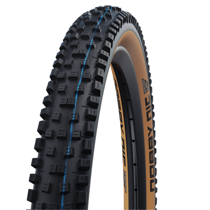 Pneu SCHWALBE NOBBY NIC 27.5x2.40 ADDIX SPEEDGRIP SUPERGROUND Tubeless Ready Dobrável Preto/Castanho