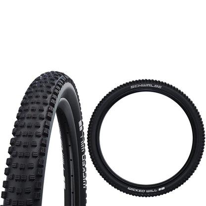 Pneu SCHWALBE WICKED WILL 29x2.60 ADDIX PERFORMANCE TubeType Flexível Preto