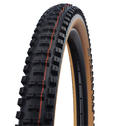 Pneu SCHWALBE BIG BETTY 29x2.40 Super Gravity Addix Soft Tubeless Ready Flexível Preto/Castanho