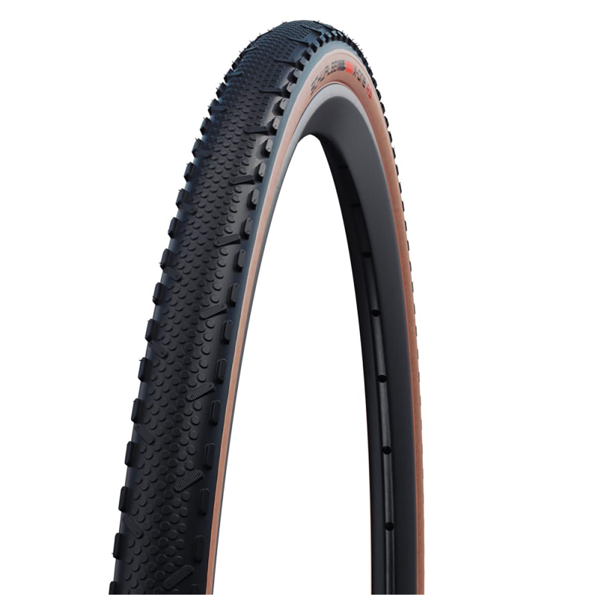 Pneu SCHWALBE X-ONE RS ADDIX Race Super Race V-Guard 700x33c Tubeless Ready Bege