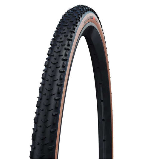 Pneu SCHWALBE X-ONE R ADDIX Race Super Race V-Guard 700x33c Tubeless Ready Bege