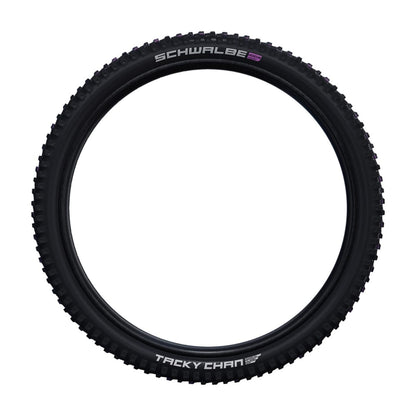 Pneu SCHWALBE TACKY CHAN 27.5x2.40 Super Downhill Addix Ultra Soft Tubeless Ready Flexível Preto