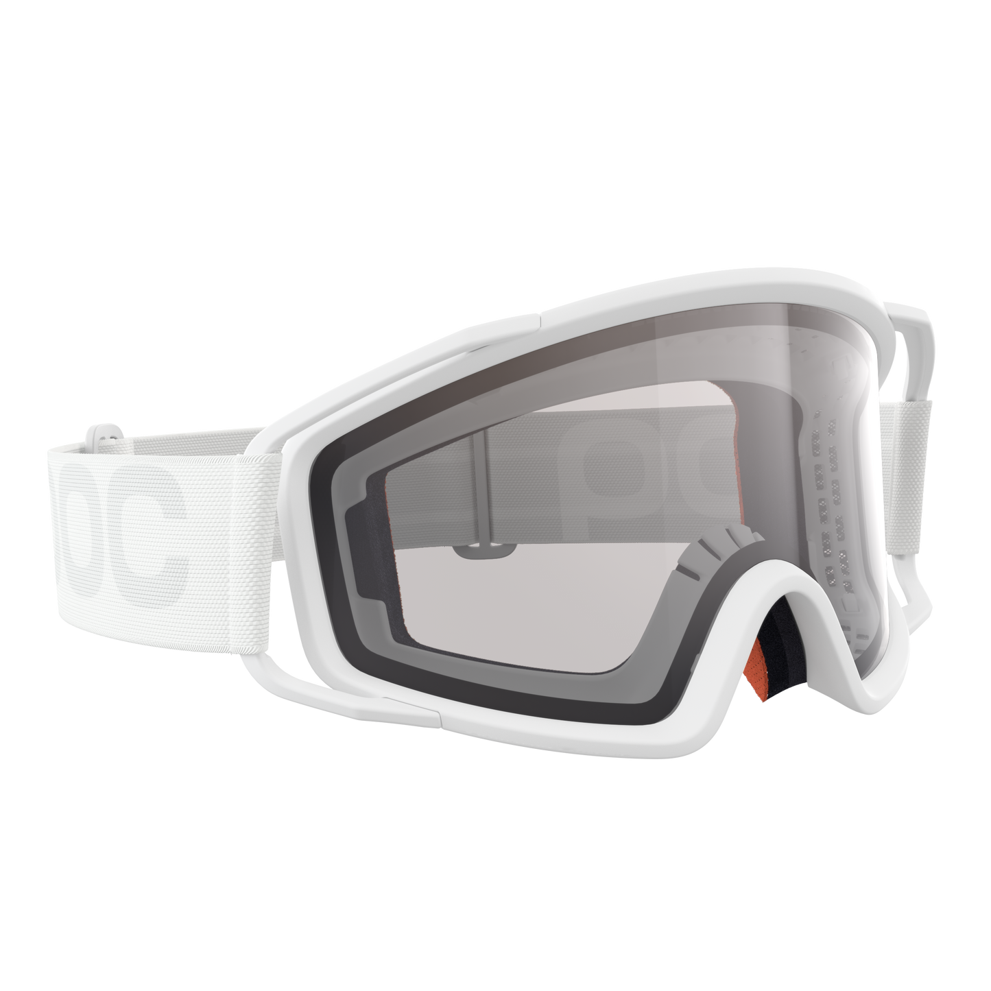 Óculos de proteção POC ZYGON White Clarity Trail Cloudy Brown
