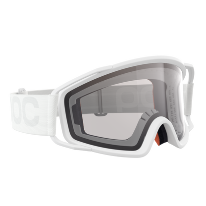 Máscara POC ZYGON Branco Ecrã Clarity Trail Cloudy Brown