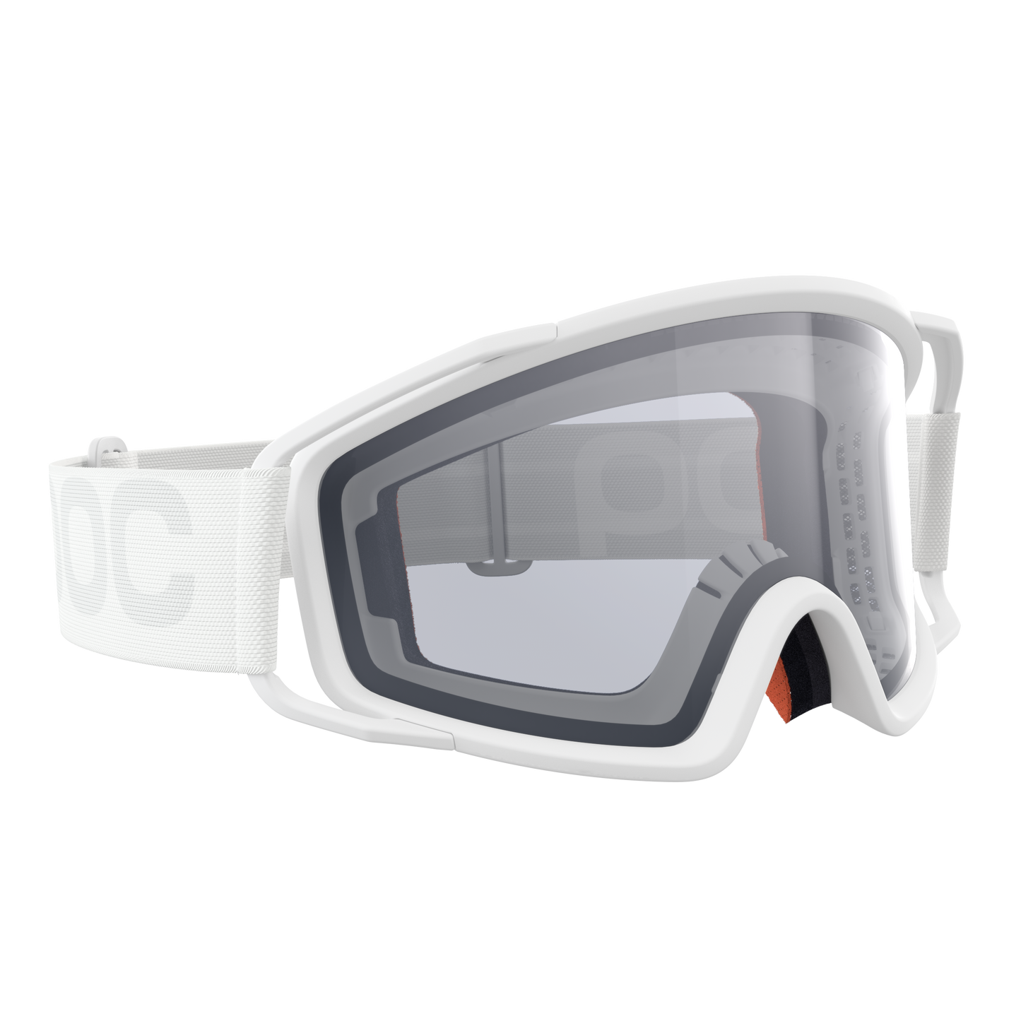 POC ZYGON Goggle White Clarity Screen Universal Cloudy Grey