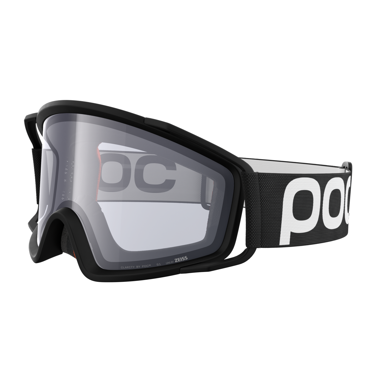 POC ZYGON Goggle Black Clarity Screen Universal Cloudy Grey