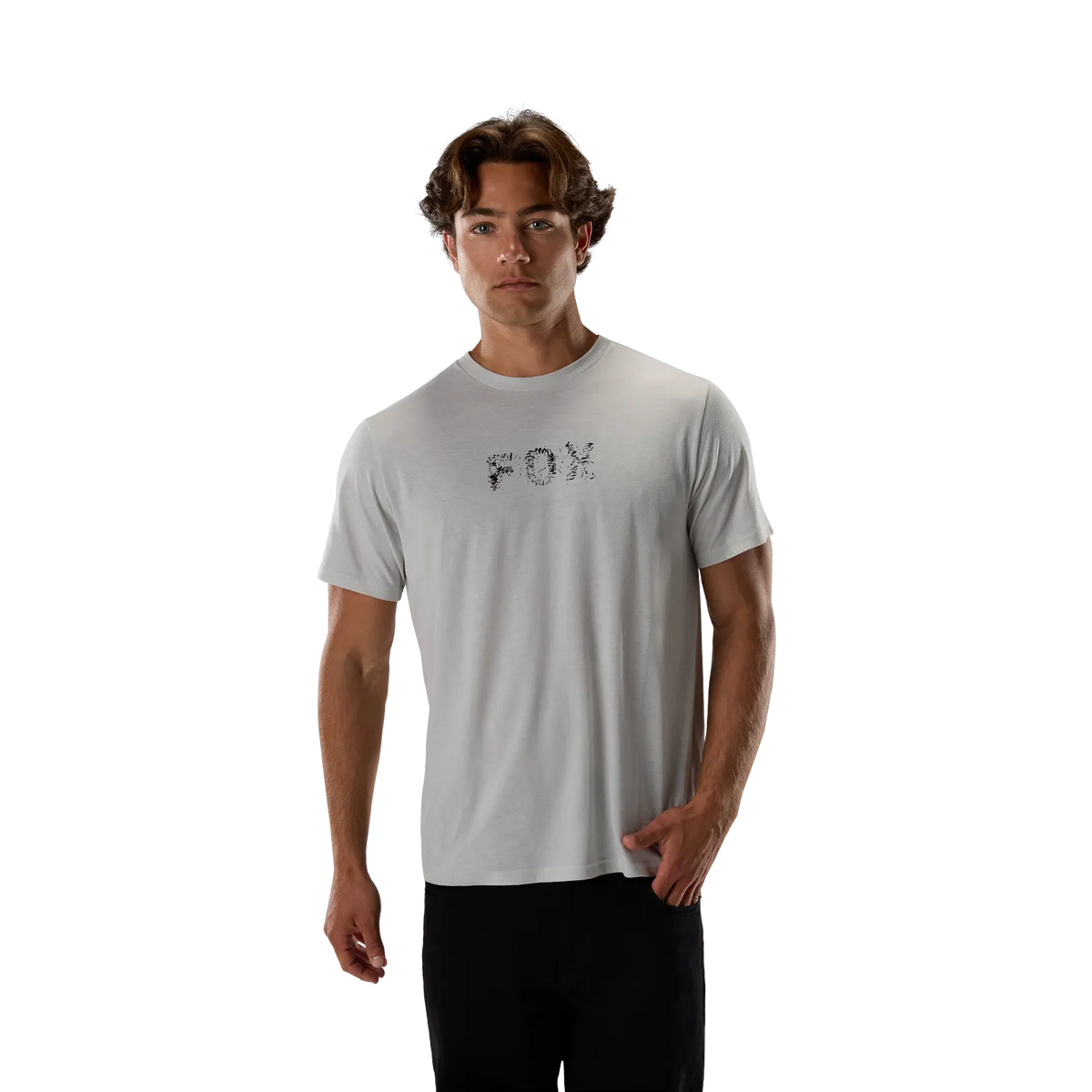 T-Shirt FOX SLOWBURN DRI-RELEASE Mangas Curtas Cinzento Claro