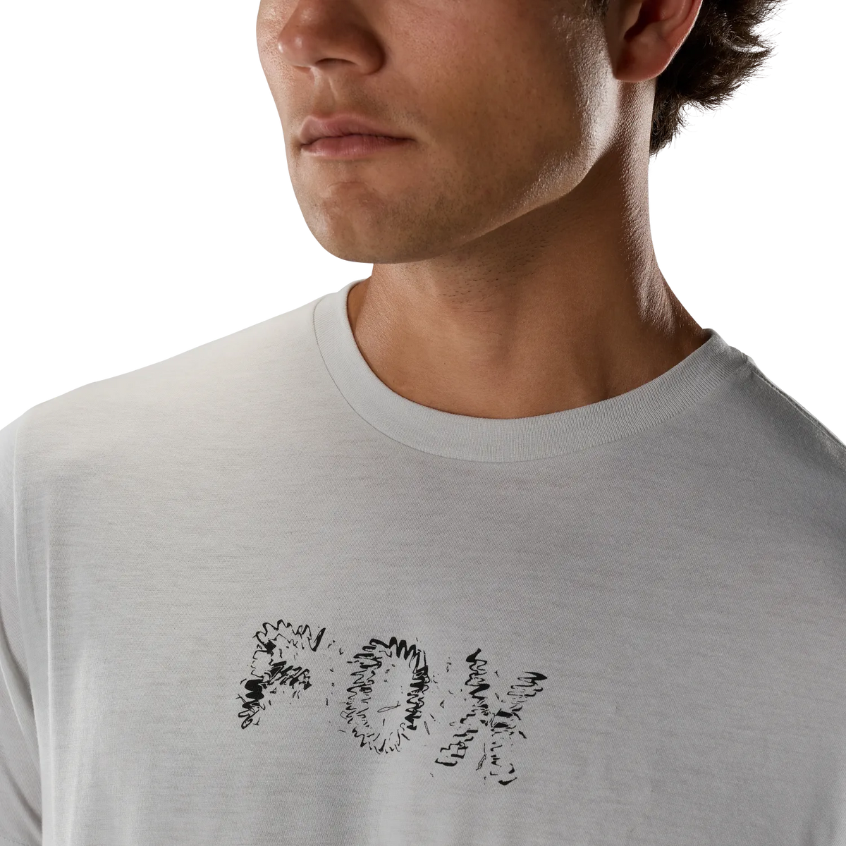 T-Shirt FOX SLOWBURN DRI-RELEASE Mangas Curtas Cinzento Claro