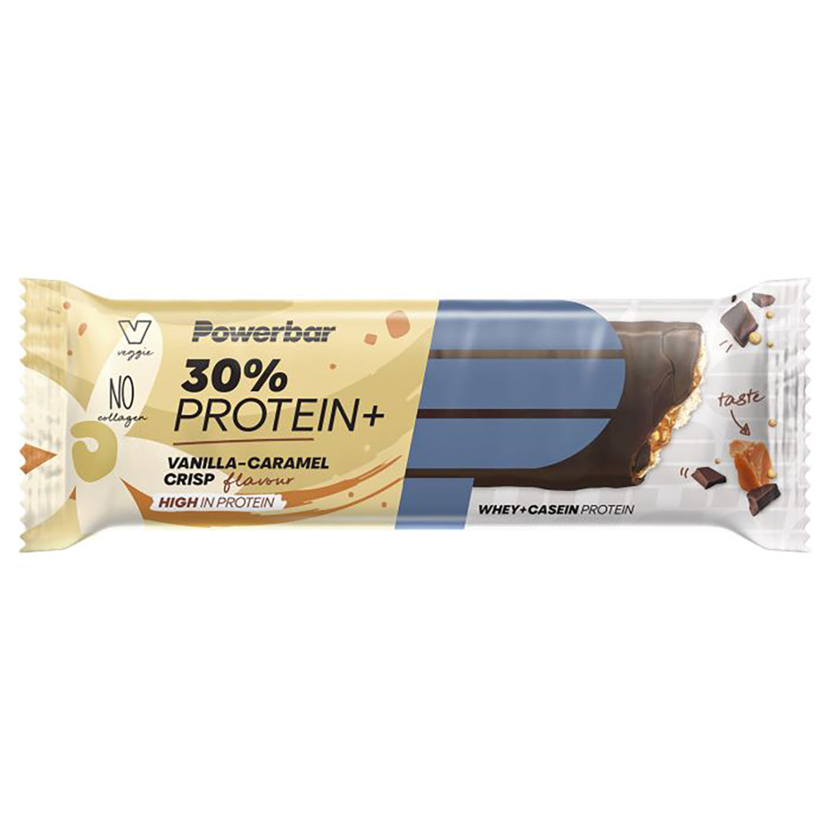 POWERBAR 30% PROTEIN PLUS Recovery Bar (55 g) Caramelo Baunilha Crocante