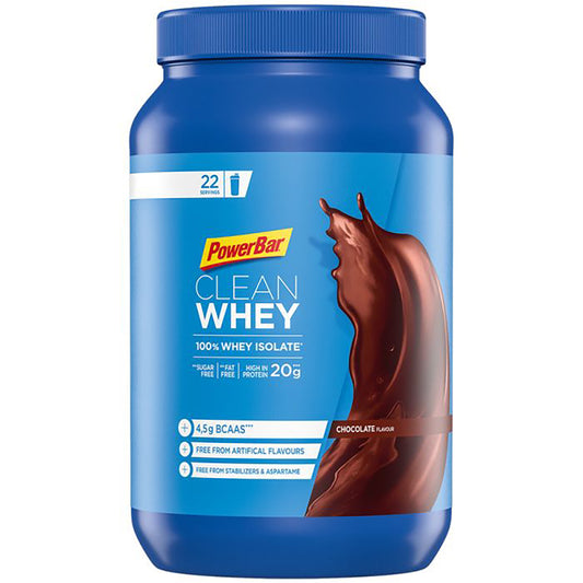 Bebida proteica POWERBAR CLEAN WHEY 100% Isolado (570g) Chocolate