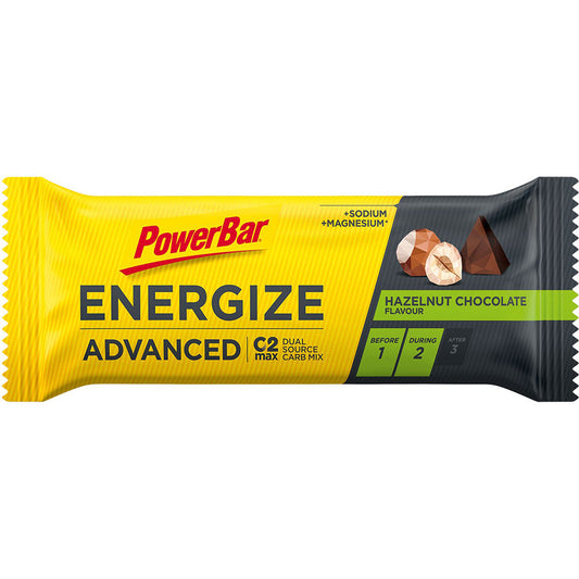 POWERBAR ENERGIZE ADVANCED Energy Bar (55g) Chocolate Avelã