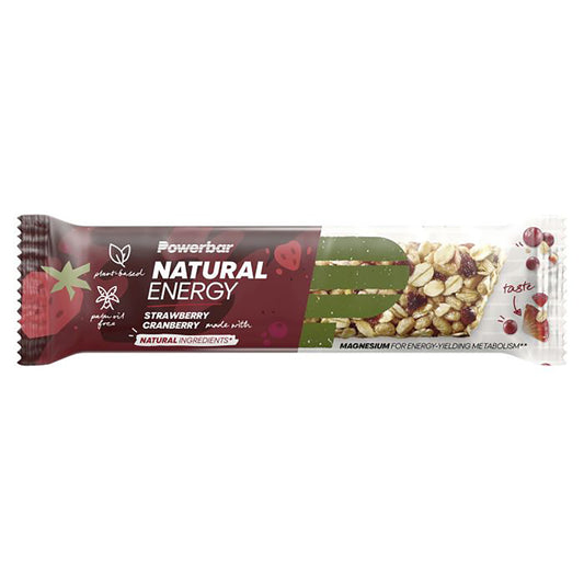 Barra energética POWERBAR NATURAL (40 g) Morango e arando