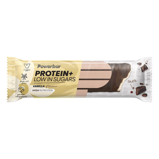 Barra de recuperação POWERBAR PROTEIN PLUS LOW SUGAR (35 g) Baunilha