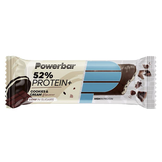 Barra de recuperação POWERBAR 52% PROTEIN PLUS (55 g) Bolachas e creme