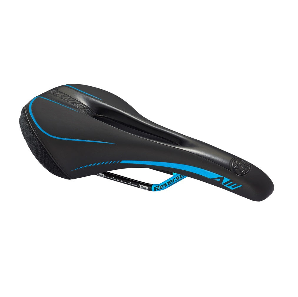 REVERSE COMPONENTS AM ERGO Rails CrMo Saddle Preto/Azul