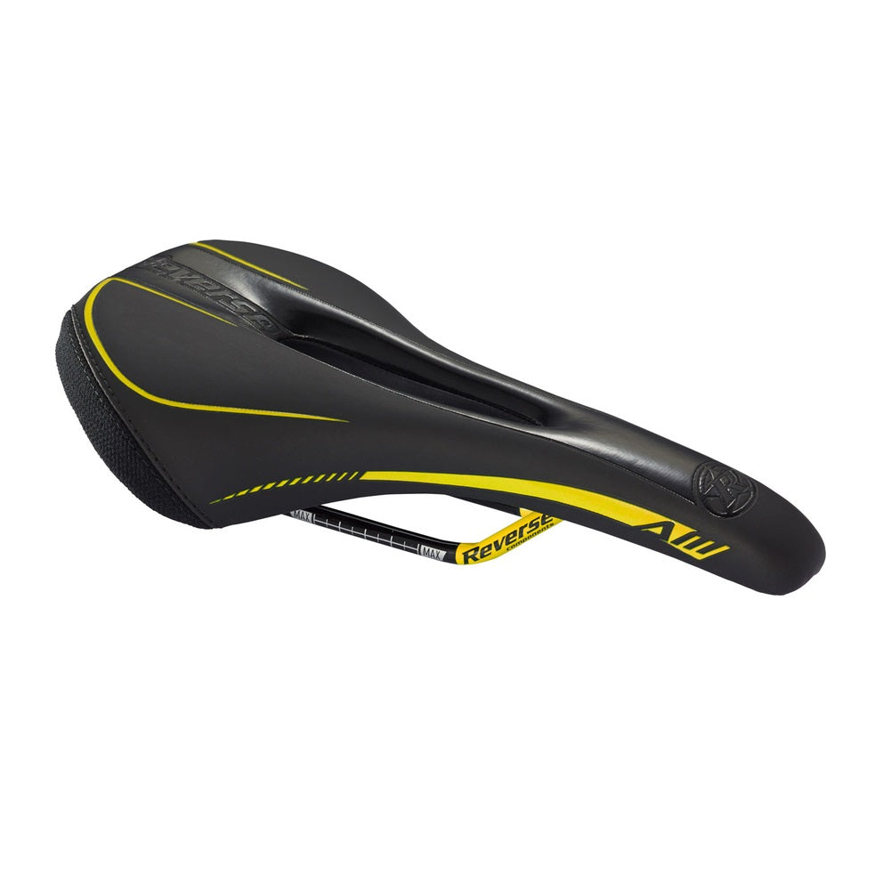 REVERSE COMPONENTS AM ERGO Rails CrMo Saddle Preto/Amarelo