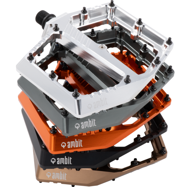 AMBIT BREACH Pedais planos médios Preto