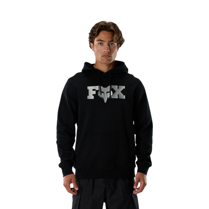 Sweat com capuz FOX F HEAD X FLEECE preto