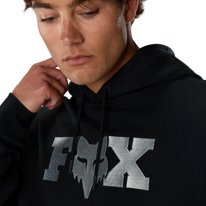 Sweat com capuz FOX F HEAD X FLEECE preto