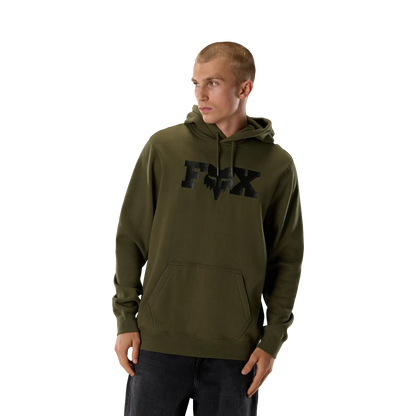 Sweat com capuz FOX F HEAD X FLEECE verde