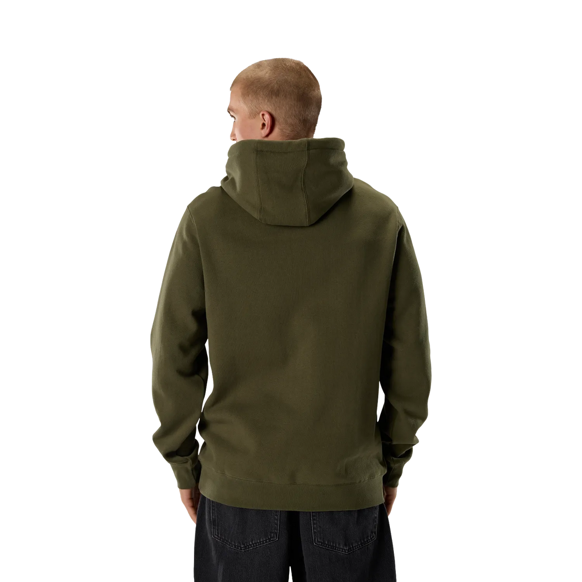 Sweat com capuz FOX F HEAD X FLEECE verde