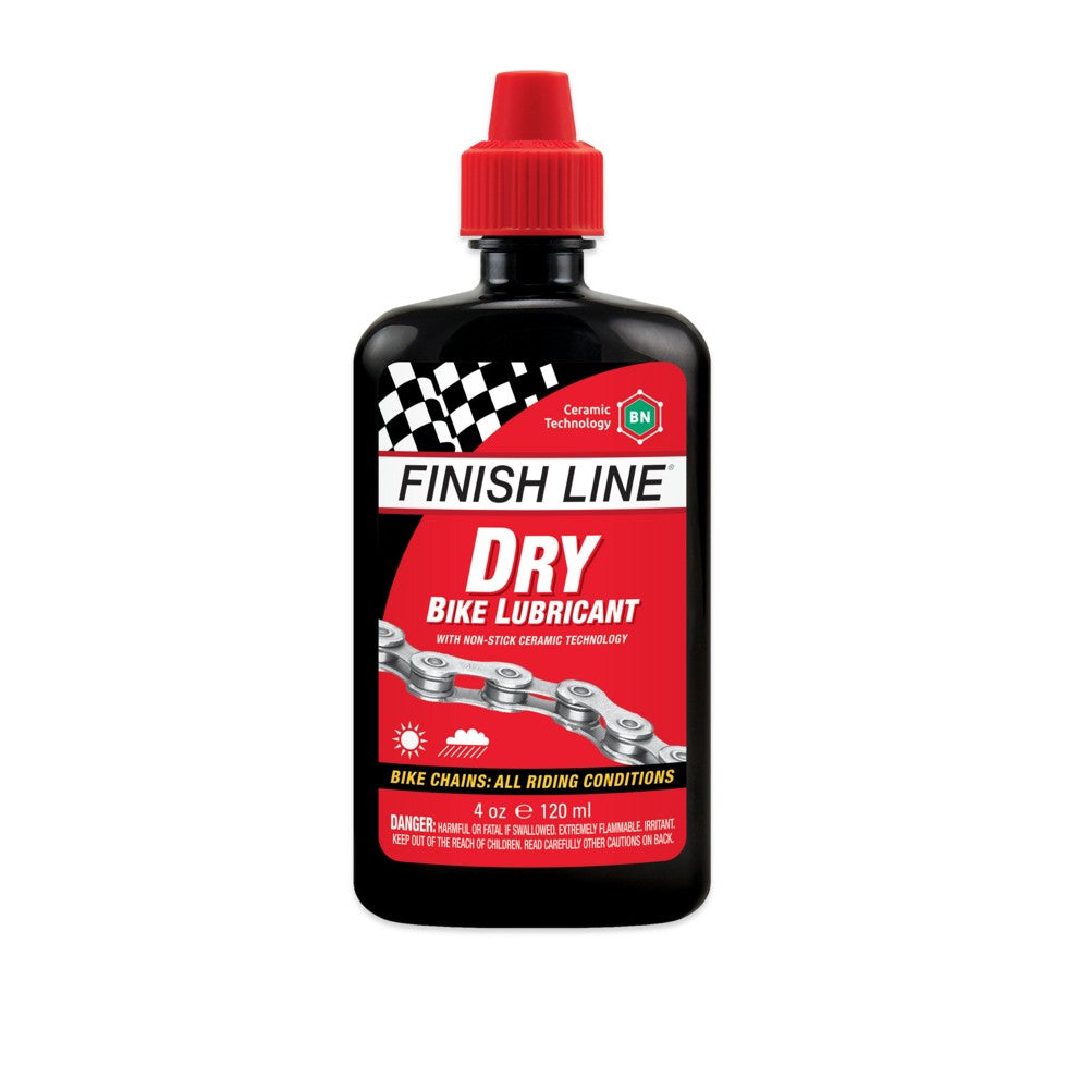 Lubrificante para Corrente FINISH LINE DRY LUBE Teflon - Todas as Condições (120 ml)