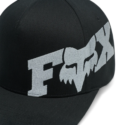 Boné FOX F HEAD X FLEXFIT Preto