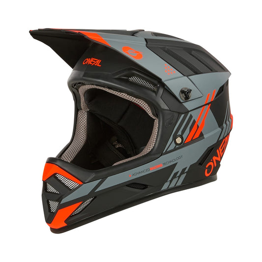 Capacete de BTT O'NEAL BACKFLIP STRIKE Preto/Cinza/Vermelho