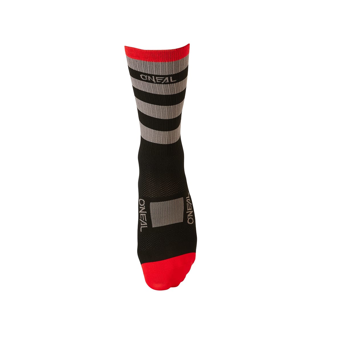 O'NEAL MTB PERFORMANCE STRIPE Socks Preto/Cinza/Vermelho