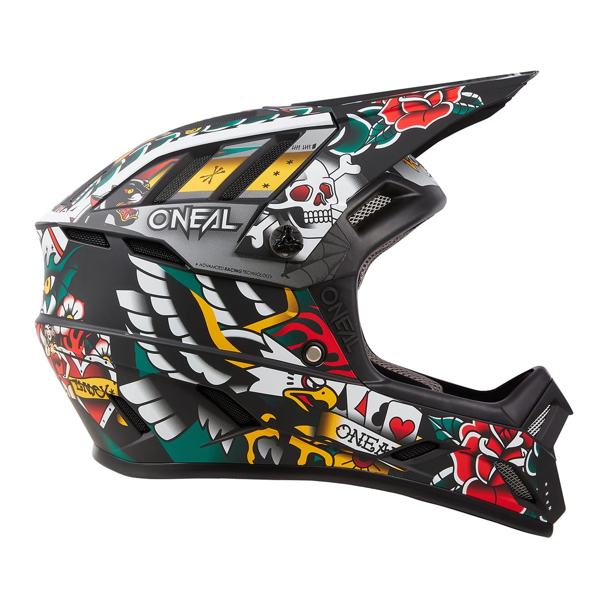 Capacete de BTT O'NEAL BACKFLIP INKED Multicolorido