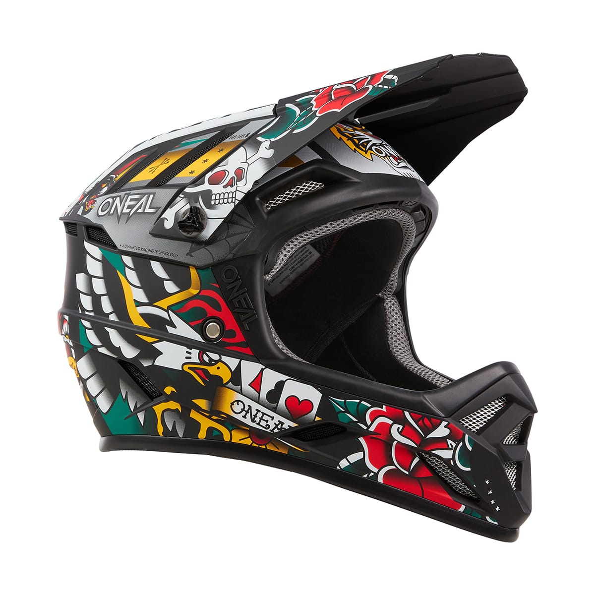 Capacete de BTT O'NEAL BACKFLIP INKED Multicolorido