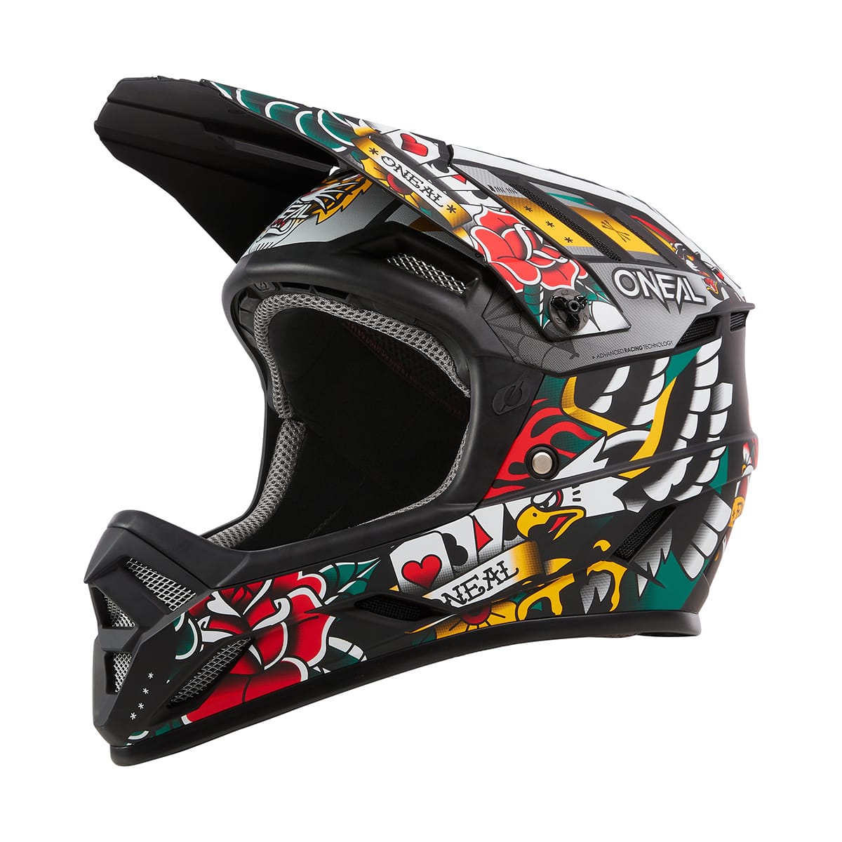 Capacete de BTT O'NEAL BACKFLIP INKED Multicolorido