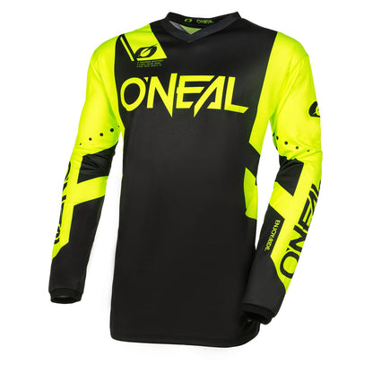 Maillot O'NEAL ELEMENT RACEWEAR Preto/Amarelo fluorescente