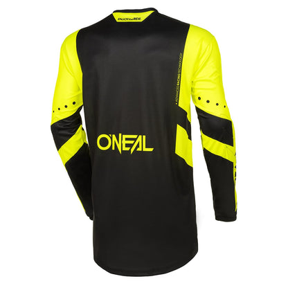 Maillot O'NEAL ELEMENT RACEWEAR Preto/Amarelo fluorescente