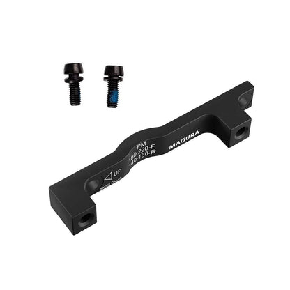 Adaptador de Pinça Dianteira / Traseira PM / PM MAGURA QM45 Disco 180/220 mm (+40 mm) preto
