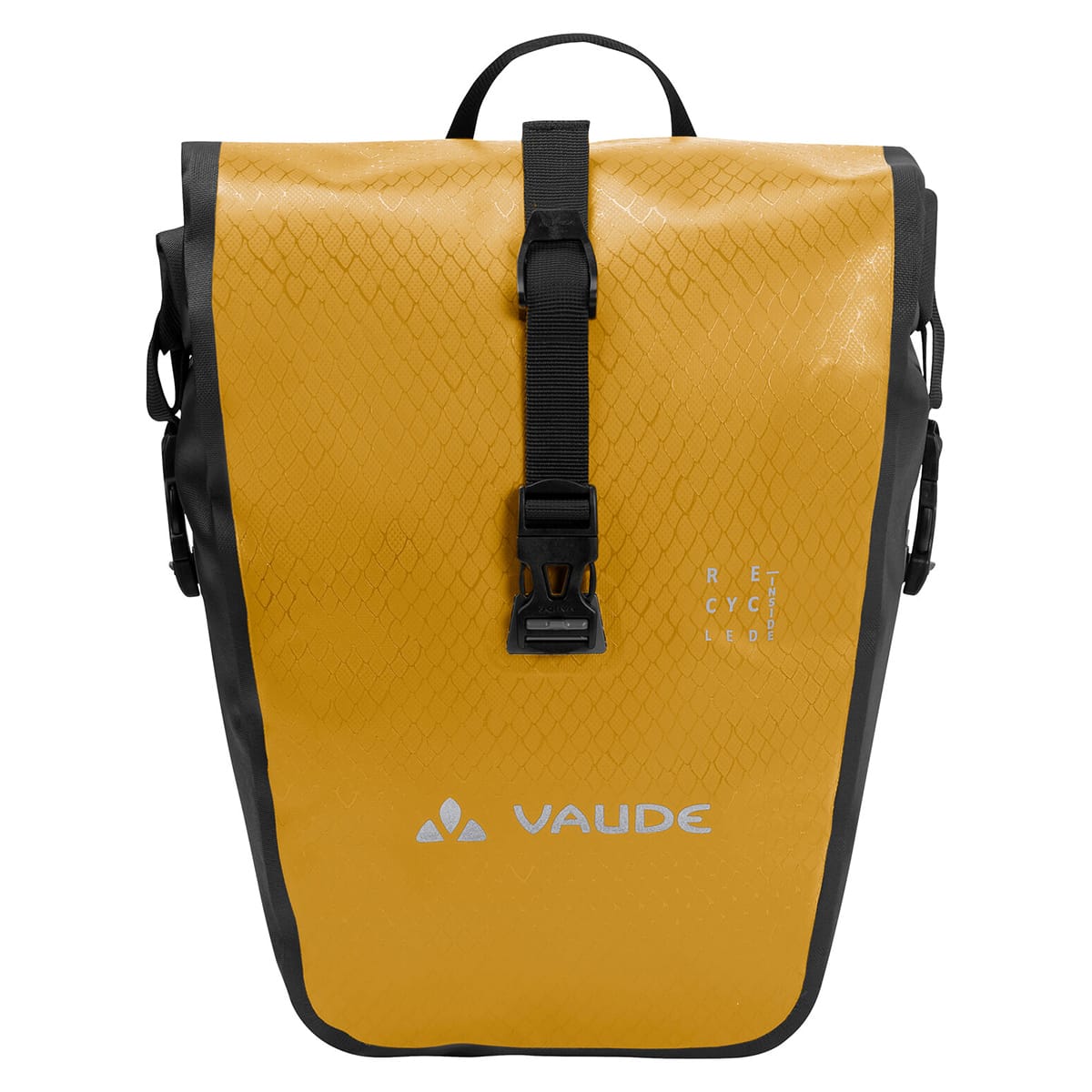 Par de sacos de transporte de bagagem VAUDE AQUA FRONT 28 L amarelo mostarda