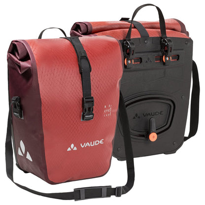 Par de Bolsas de Bagageira VAUDE AQUA FRONT 28 L Vermelha